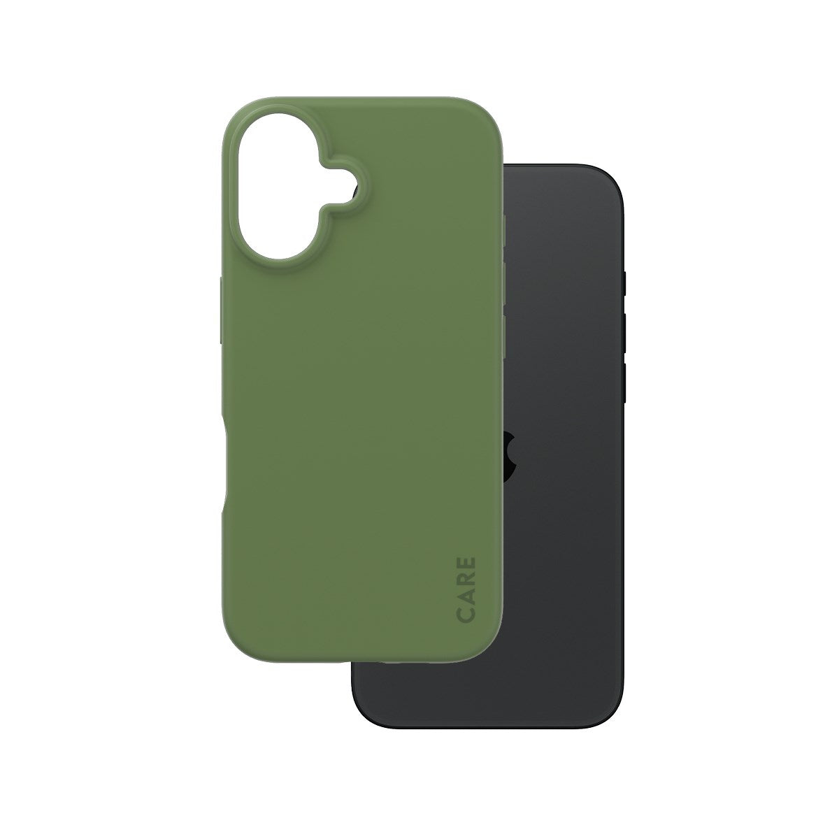 CARE by PanzerGlass® Case Green iPhone 16